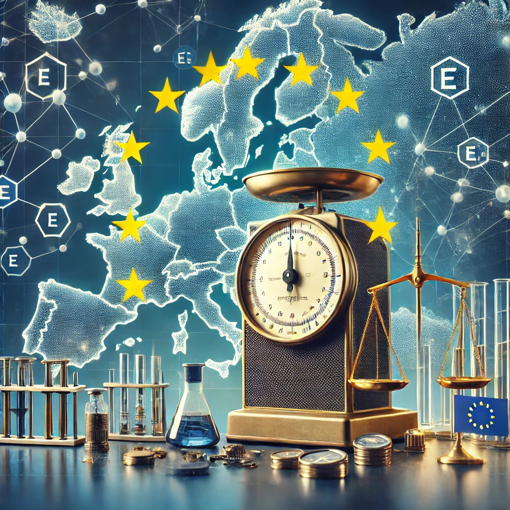 Image creatd with chatgpt depicts The European single market for measuring instruments